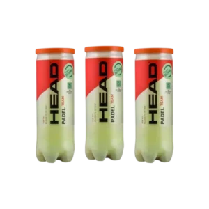 Lot de 3 tubes de balles Head Padel Team