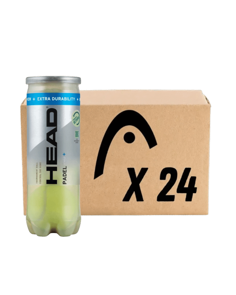 Carton de 24 tubes de balles Head Padel Pro +